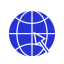 Internet Icon, cursor,globe,internet