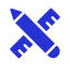 Mapping Icon, mapping,pen,ruler