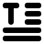 Multi - Line - Text (T & Lines) Icon, multi - line - text,text