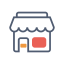 E - commerce Industry Icon, e - commerce,store