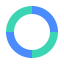 Donut Chart Icon, data,donut chart,ring