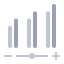 Expandable Multi - Series Bar Chart (Gray) Icon, bar chart,expandable,gray