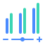 Expandable Multi - Series Bar Chart Icon, bar chart,data,expandable