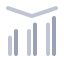 Line - Multi - Series Bar Chart (Gray) Icon, gray,line - bar,multi - series