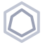 Radar Chart (Gray) Icon, gray,polygon,radar chart