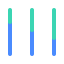 Stacked Bar Chart Icon, bar,data,stacked bar chart