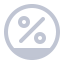 Water Level Chart (Gray) Icon, gray,percentage,water level