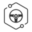Driving Control Direction Icon, driving,control,steering wheel