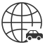 Internet of Vehicles Icon, IoT,transportation,vehicle