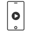 Mobile Video Live Streaming Icon, mobile video,live streaming,phone