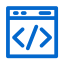 Coding Window Outline Icon, coding,outline,window