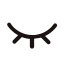Hide Icon, eyelash,hide