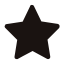 Star Icon (Black) Icon, favorite,star