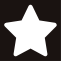 Star Icon (White) Icon, favorite,star