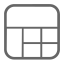 Cross Table 1 Icon, cross table,data,organization