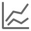 Multi - Dimensional Line Chart Icon, line chart,multi - dimensional,trend