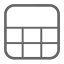 Regular Table Icon, regular table,data,organization
