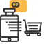 Online Icon, online,phone,shopping cart