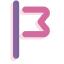 Letter B Icon, letter B,text