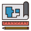 Blueprint Icon, blueprint,design,pencil