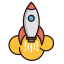 Boost Icon, boost,growth,rocket