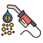 Cash Flow 3 Icon, cash flow,coins,gas pump