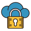 Cloud Security Icon, cloud,cloud security,lock