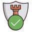 Defence Icon, check,defence,shield