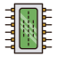 Electronic Component Icon, IC,chip,electronic component