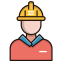 Engineer Icon, engineer,hard hat,worker