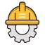 Engineering Icon, engineering,gear,hard hat