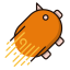 Fast Piggy Bank Icon, fast,finance,piggy bank