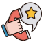 Feedback Call Icon, call,feedback,star