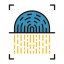 Fingerprint Scanner Icon, fingerprint,scanner,security