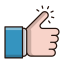 Good News Icon, thumbs-up,good news