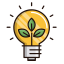 Green Think Icon, green think,sustainability