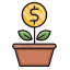 Growth Business Icon, growth business,investment