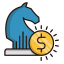 Investments Strategy Icon, chess,investment,strategy