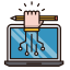 Knowledge Icon, knowledge,laptop,light bulb