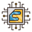 Microscheme Icon, electronics,microscheme