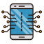 Mobile Electronics Icon, mobile electronics,technology