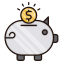 Piggy Bank Icon, piggy bank,savings