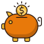 Piggy Bank Icon, coin,piggy bank,savings