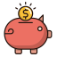 Piggy Bank 2 Icon, coin,piggy bank,savings
