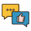 Positive Feedback Icon, feedback,positive,thumbs up
