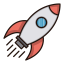 Rocket Icon, innovation,rocket