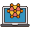 Social Media Icon, icons,laptop,social media