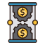 Time is Money Icon, hourglass,money,time