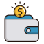 Wallet Icon, dollar,money,wallet