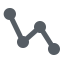 Downwards Line Chart Icon, line chart,data,statistics